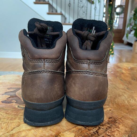 Vintage Timberland Women's 6.5M Hiking Boots | 90s Brown Leather, Thailand Rare - Picture 5 of 15